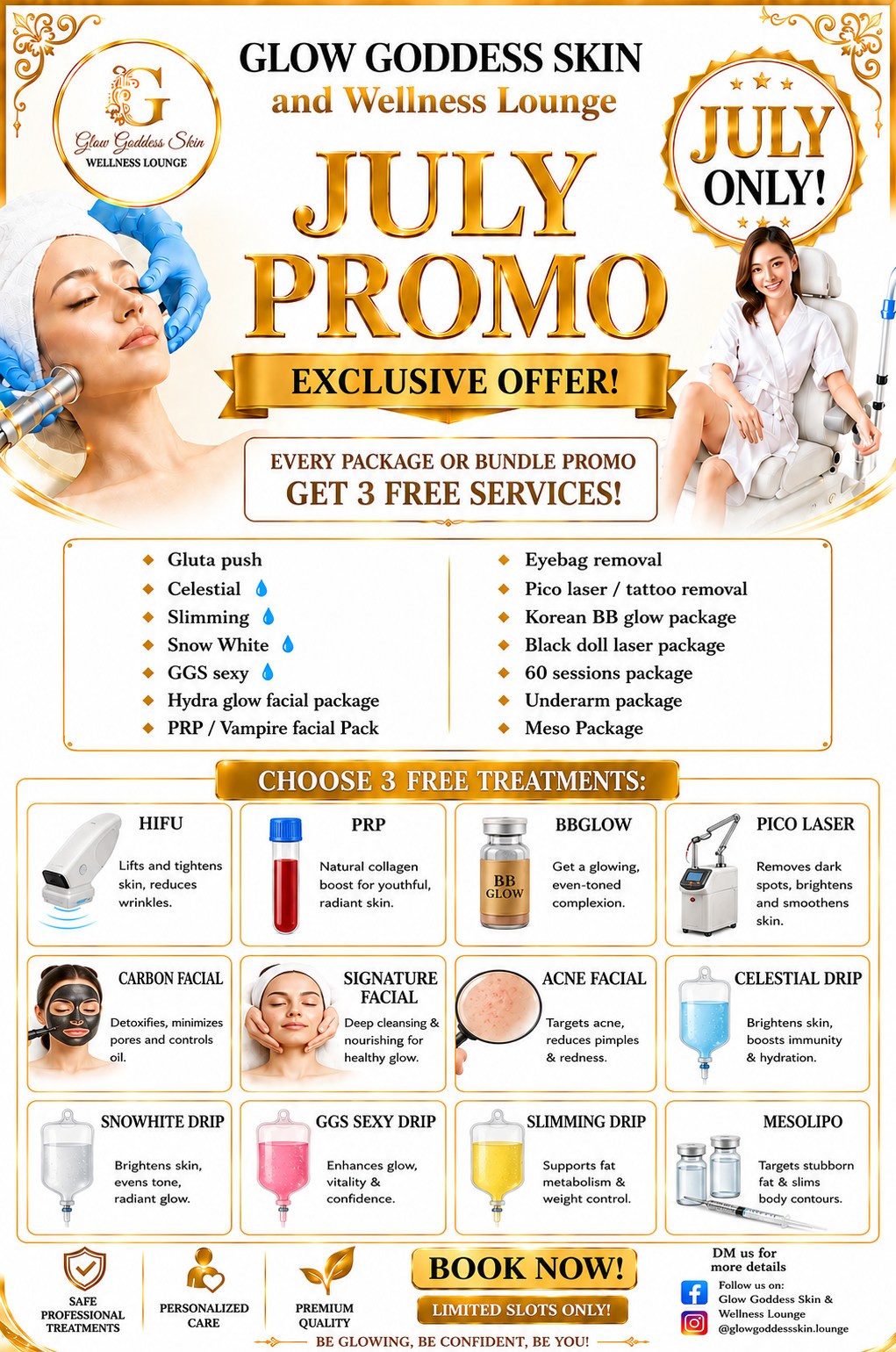 belo glutathione promo The celebration continues with up to 35% off treatments! Book Genesis Lift and get 5 more discounted treatments. Plus more offers available, message to find out more. *Terms & conditions apply liquid dosing