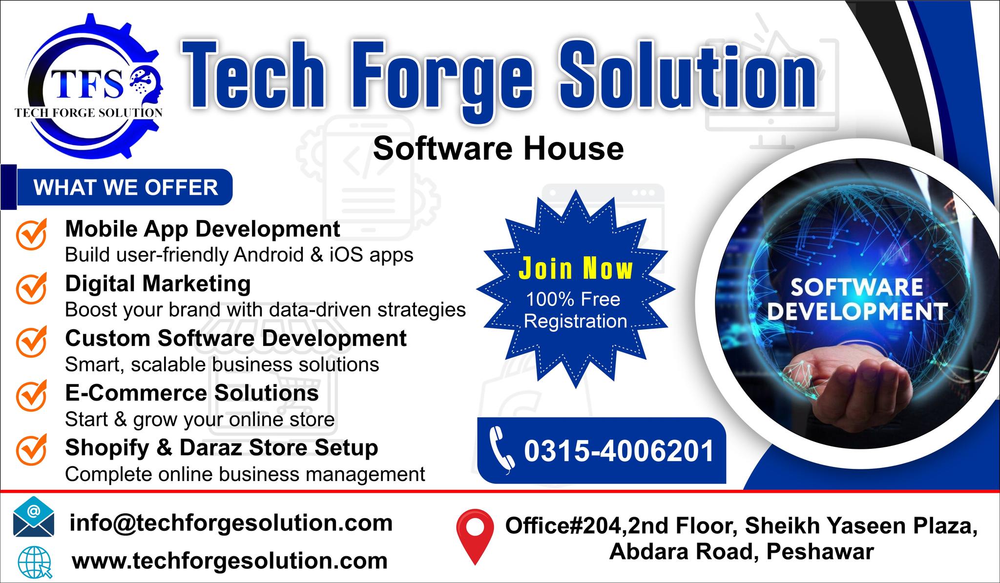 Tech Forge Solution | Peshawar