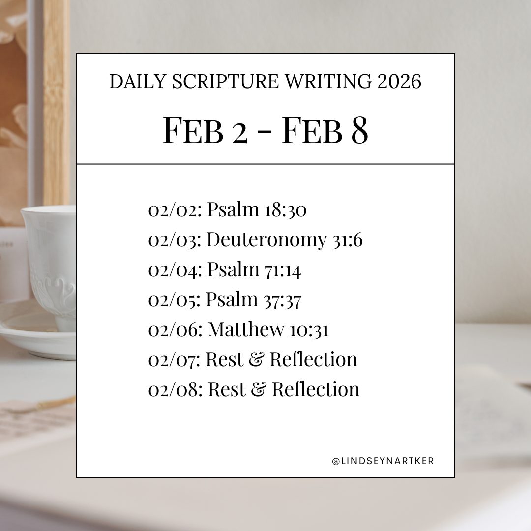 February Scripture Writing... - Our Daily Bread Clarkston | Facebook