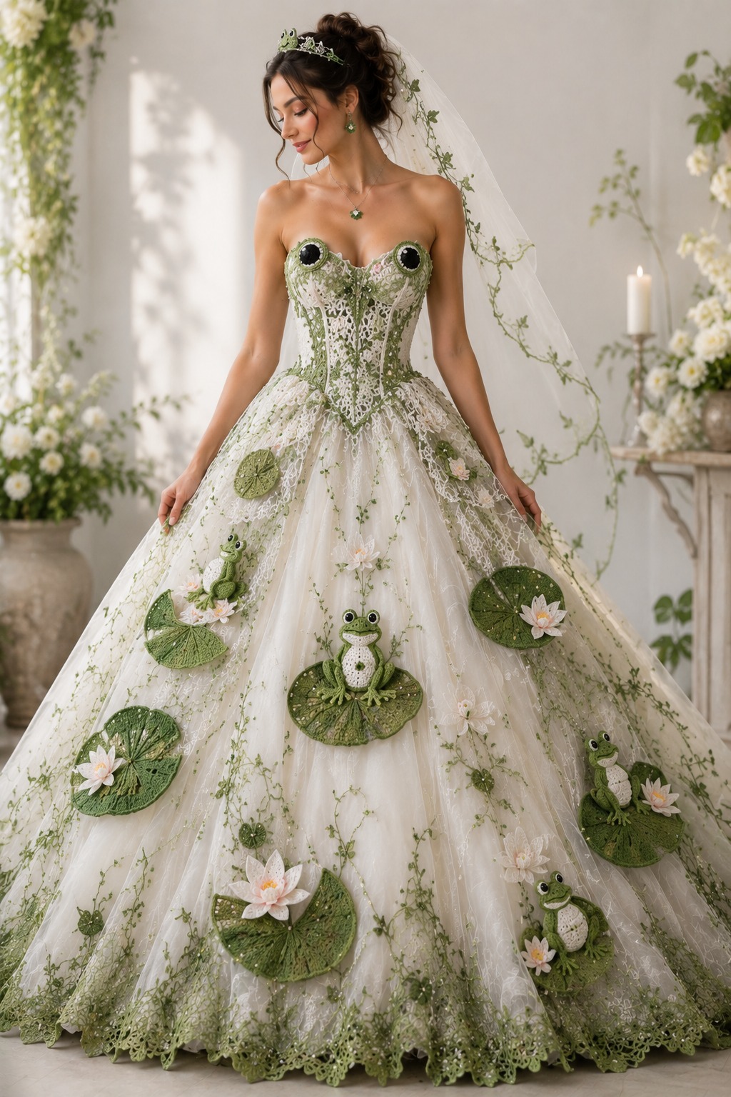 frog princess wedding dress Ball Gown Feminine and regal Princess Wedding Dresses | Disney
