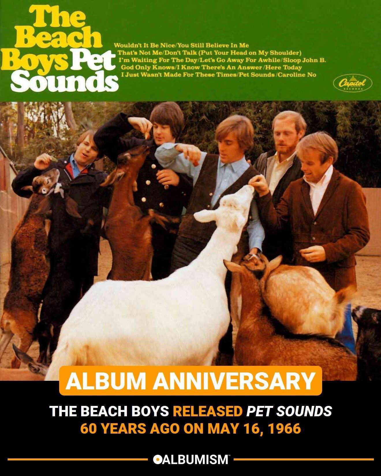The Beach Boys' 'Pet Sounds' Goes Double Platinum Ahead Of 60th