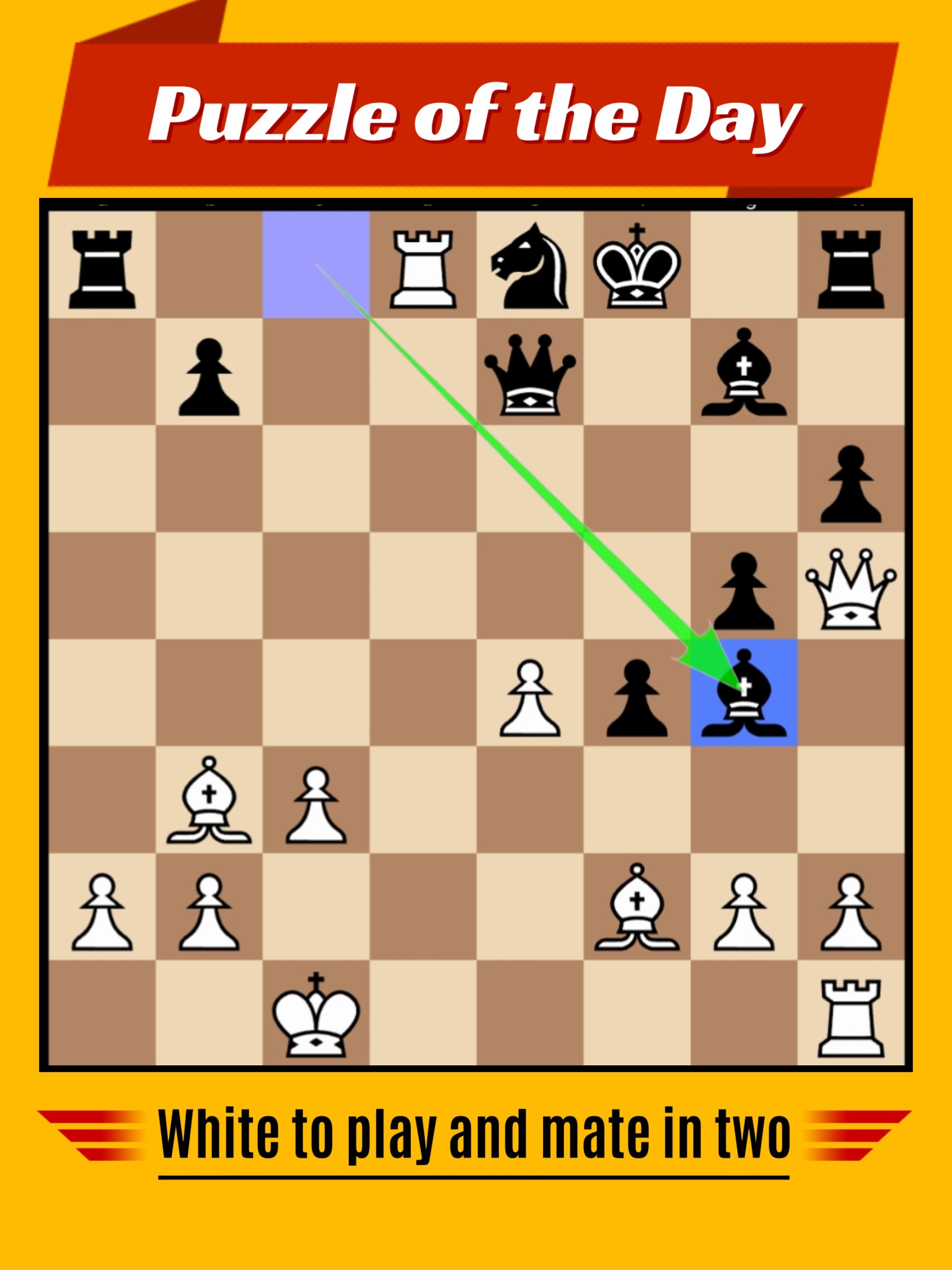 🏆 The best #chess puzzles of the year 2024 5⃣ Number five is a
