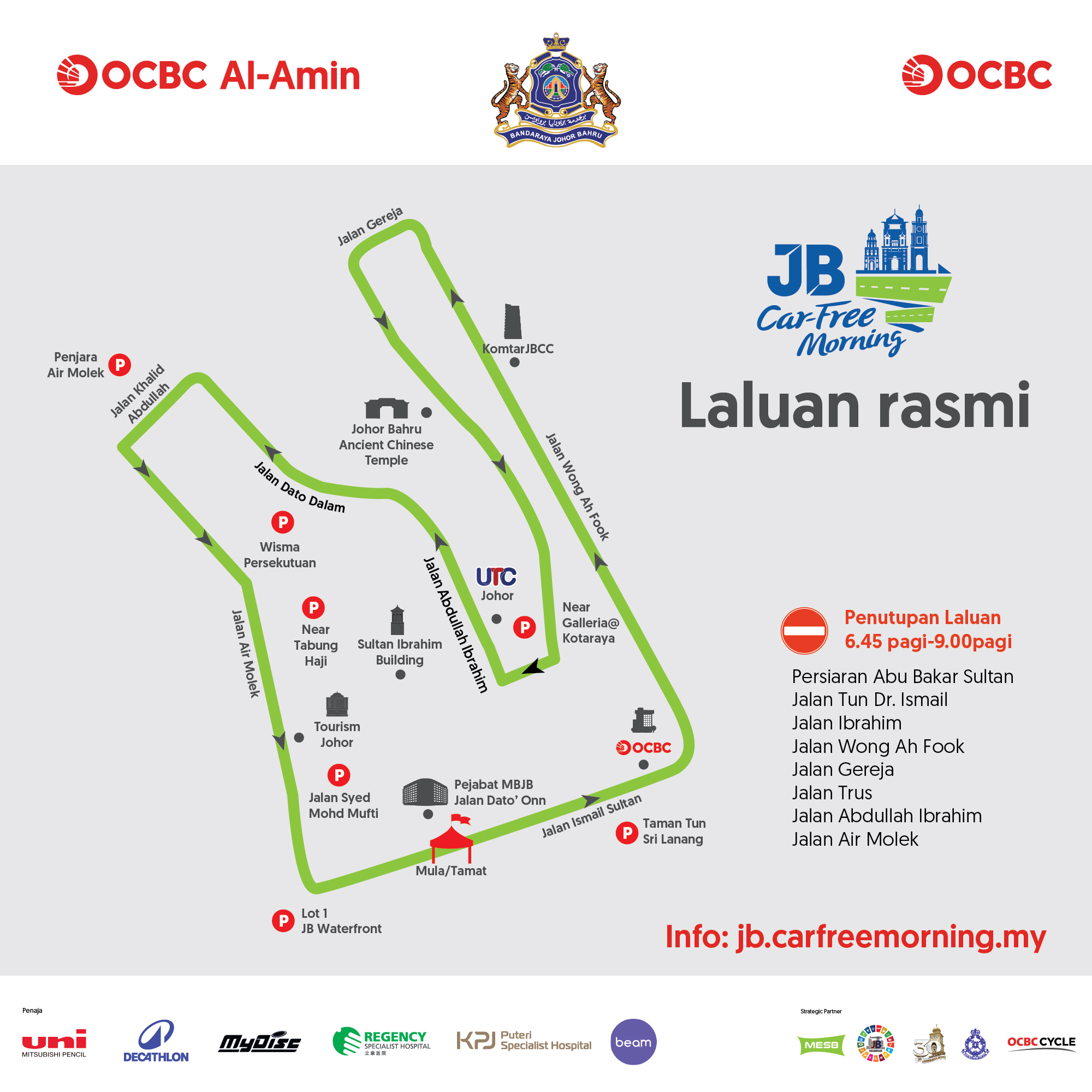 JB Car Free Morning | Johor Bahru
