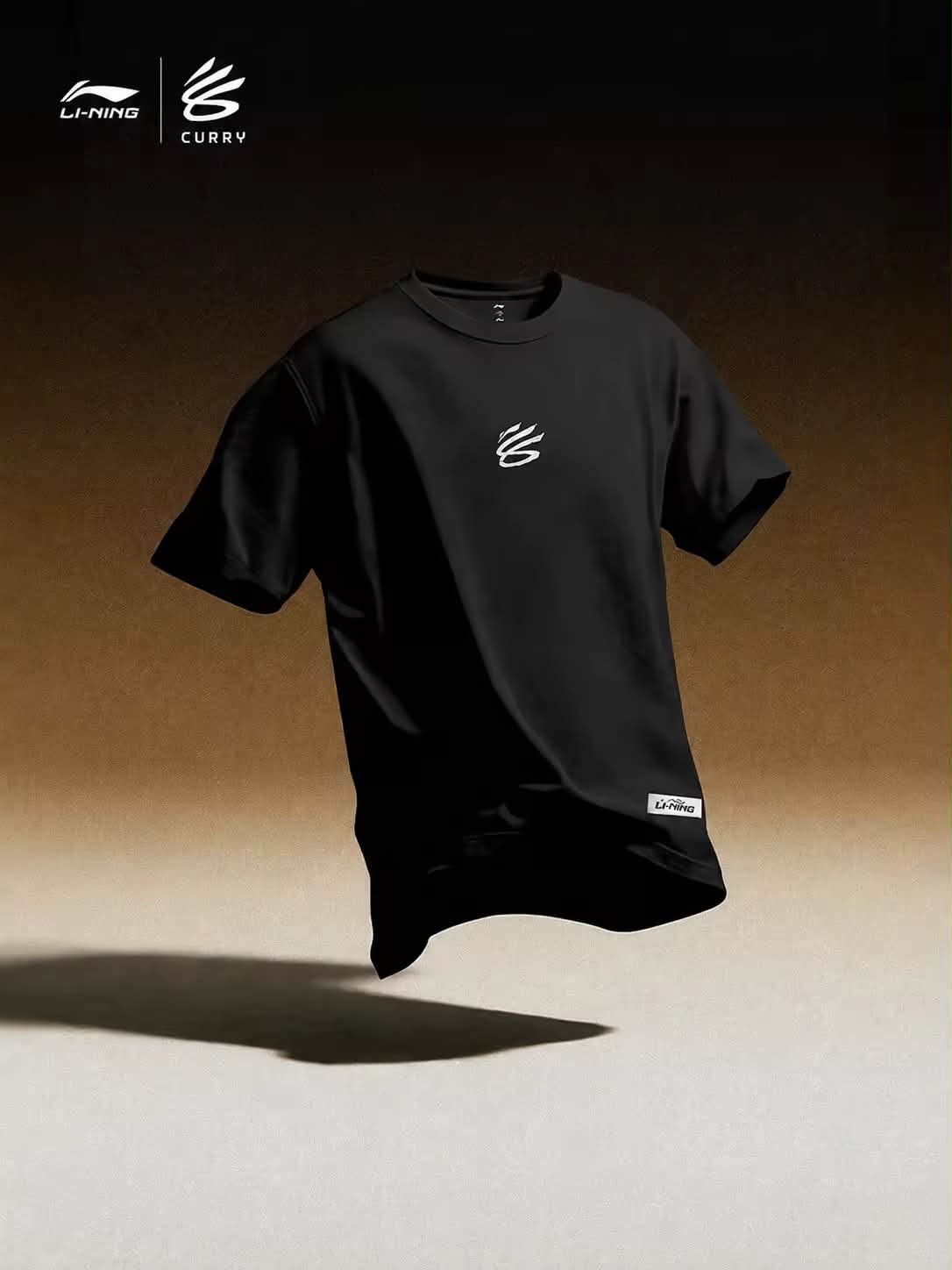 ブラック M LI-NING Collection 新品 Tシャツ Curry