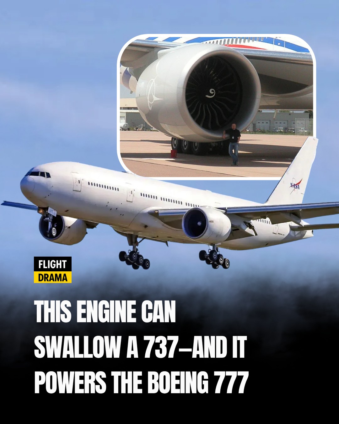 FlightDrama - Look at a Boeing 777 up close, and it’s... | Facebook