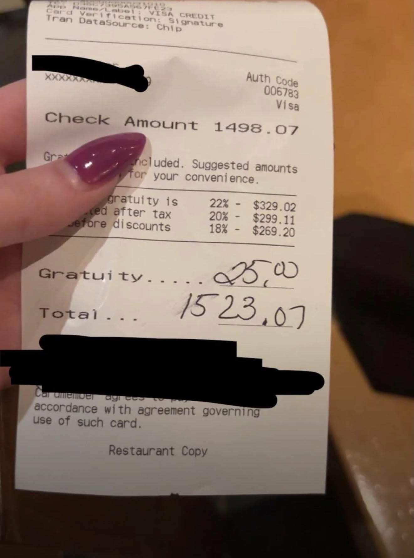 Princess Hirst - Ran up a $1500 dinner tab and when the... | Facebook