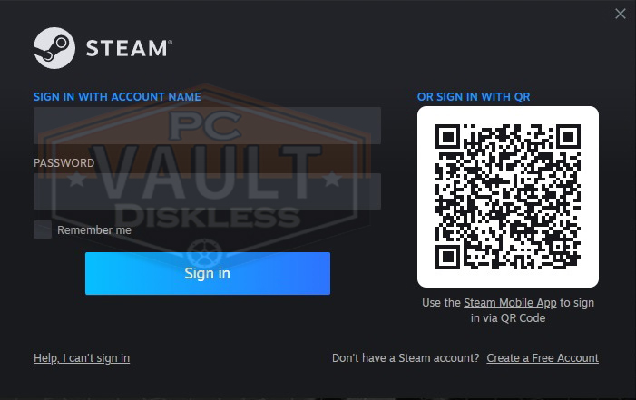 PC Vault Diskless