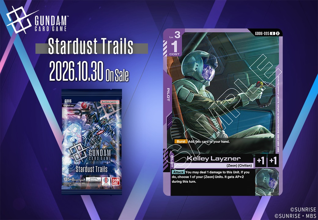 Kelley Layzner card in Gundam Card Game Stardust Trails