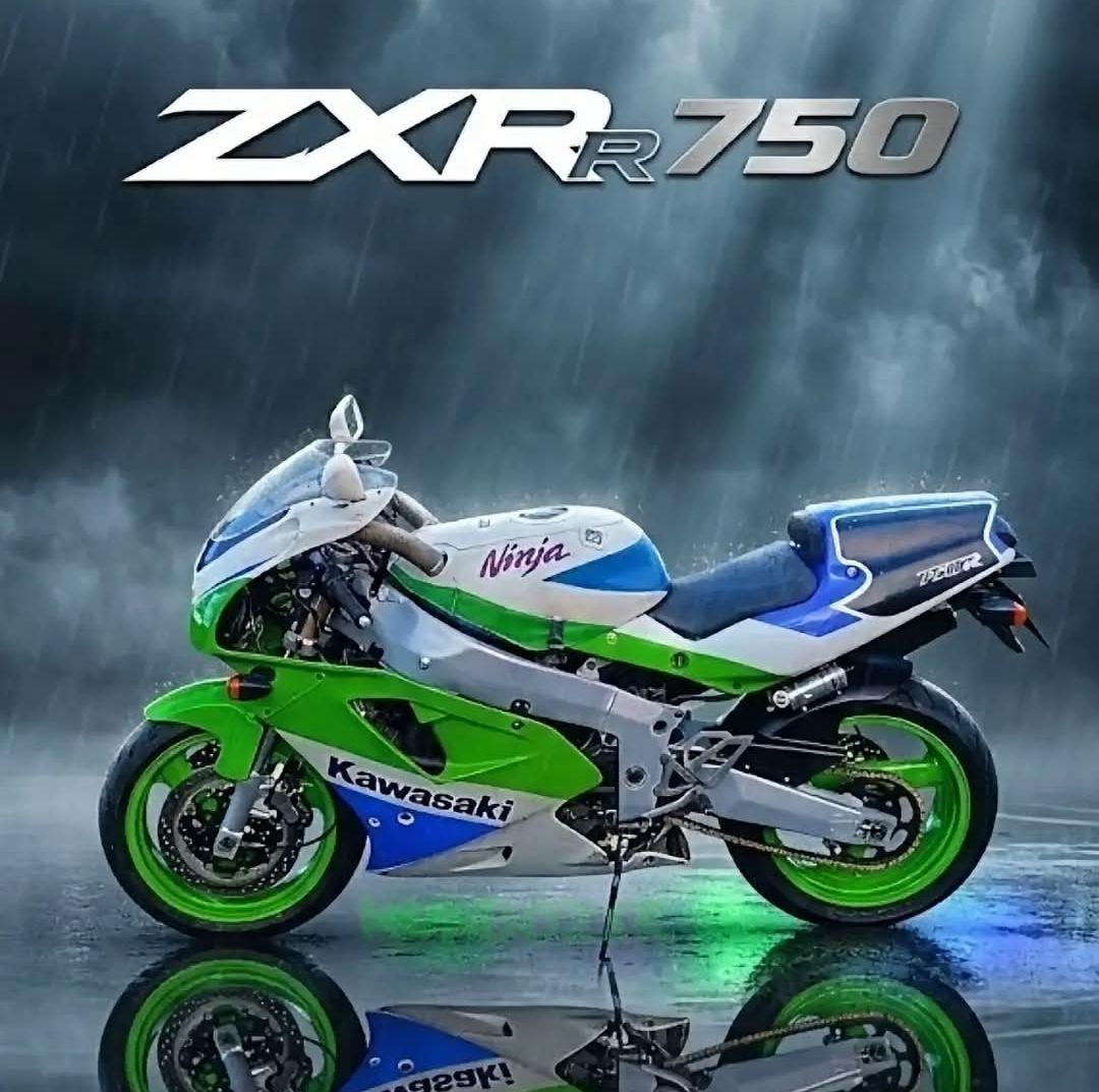 The Kawasaki ZXR750 is pure 90s superbike attitude