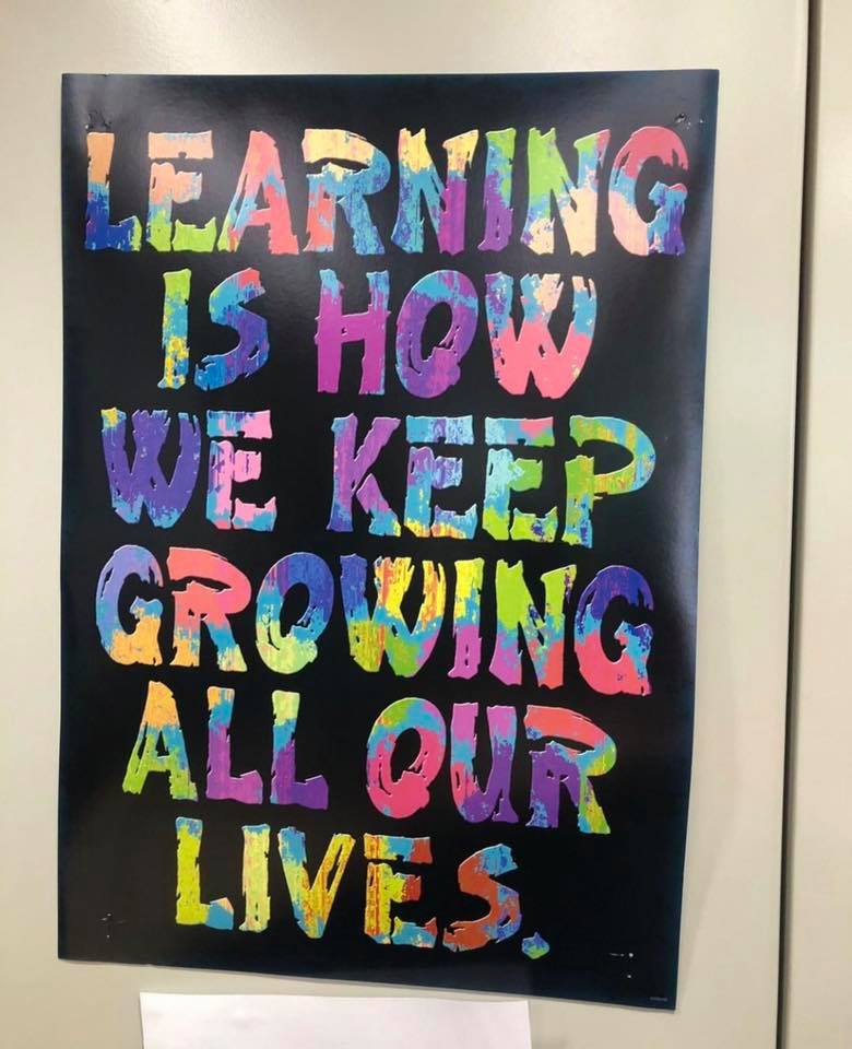 Happy Tuesday! Learning is how we keep growing ALL our lives. Not just ...