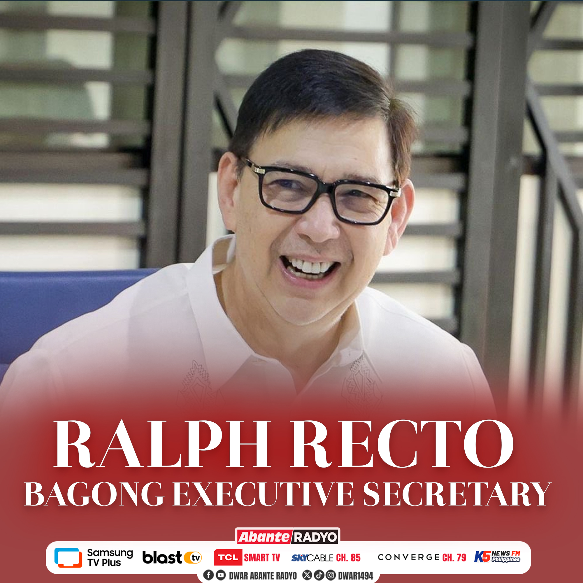 DWAR - BREAKING NEWS: Itinalaga ng Malacañang si Finance Secretary ...