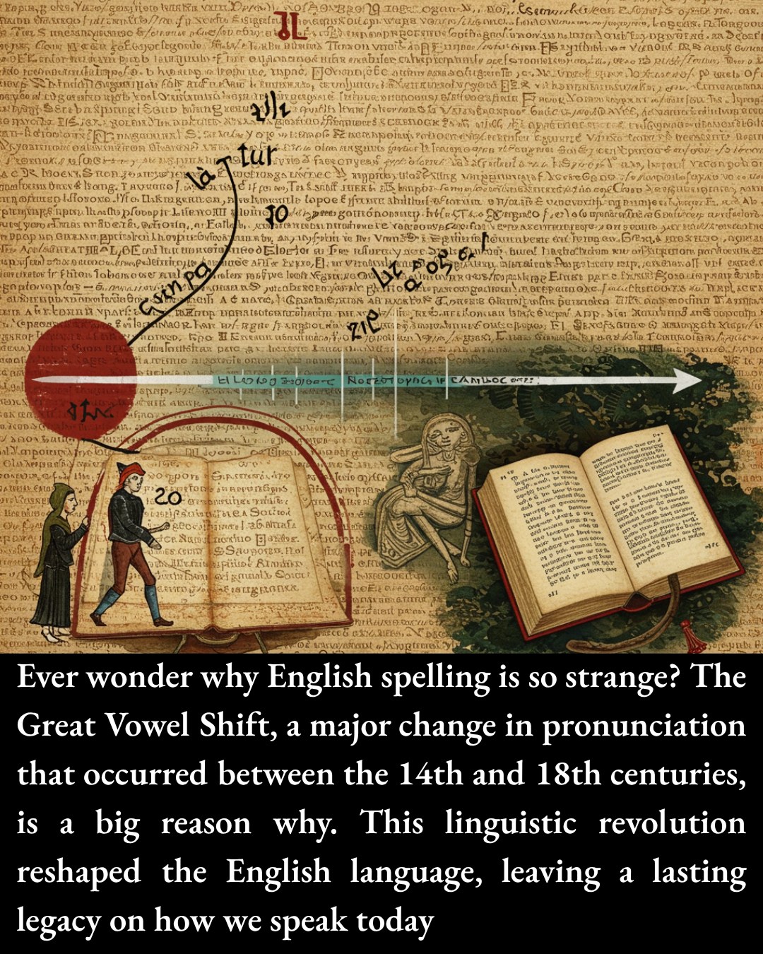 The great vowel shift in English language history
