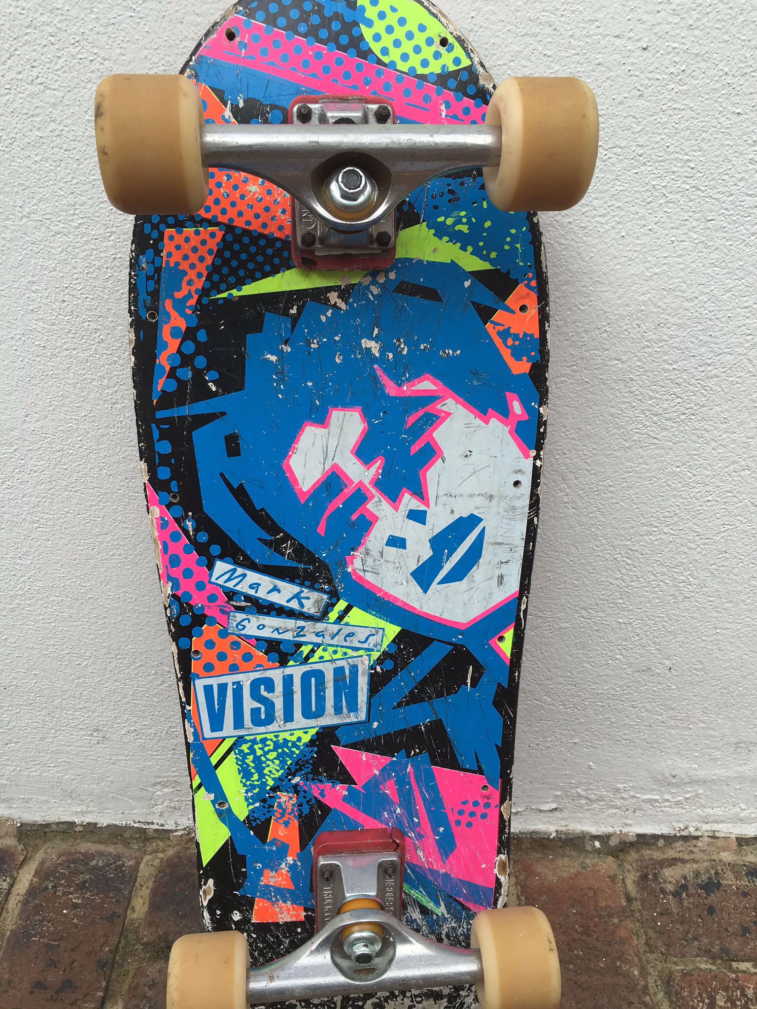 Mark Gonzales original board and reissue