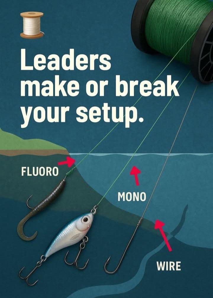 do i need a leader for lure fishing Fluorocarbon Wire Leader,24Pcs Fluorocarbon Leaders with Swivel Snap Kit High Strength Fishing Line Saltwater Freshwater 20LB : Sports & Outdoors How to Knot Leader Line
