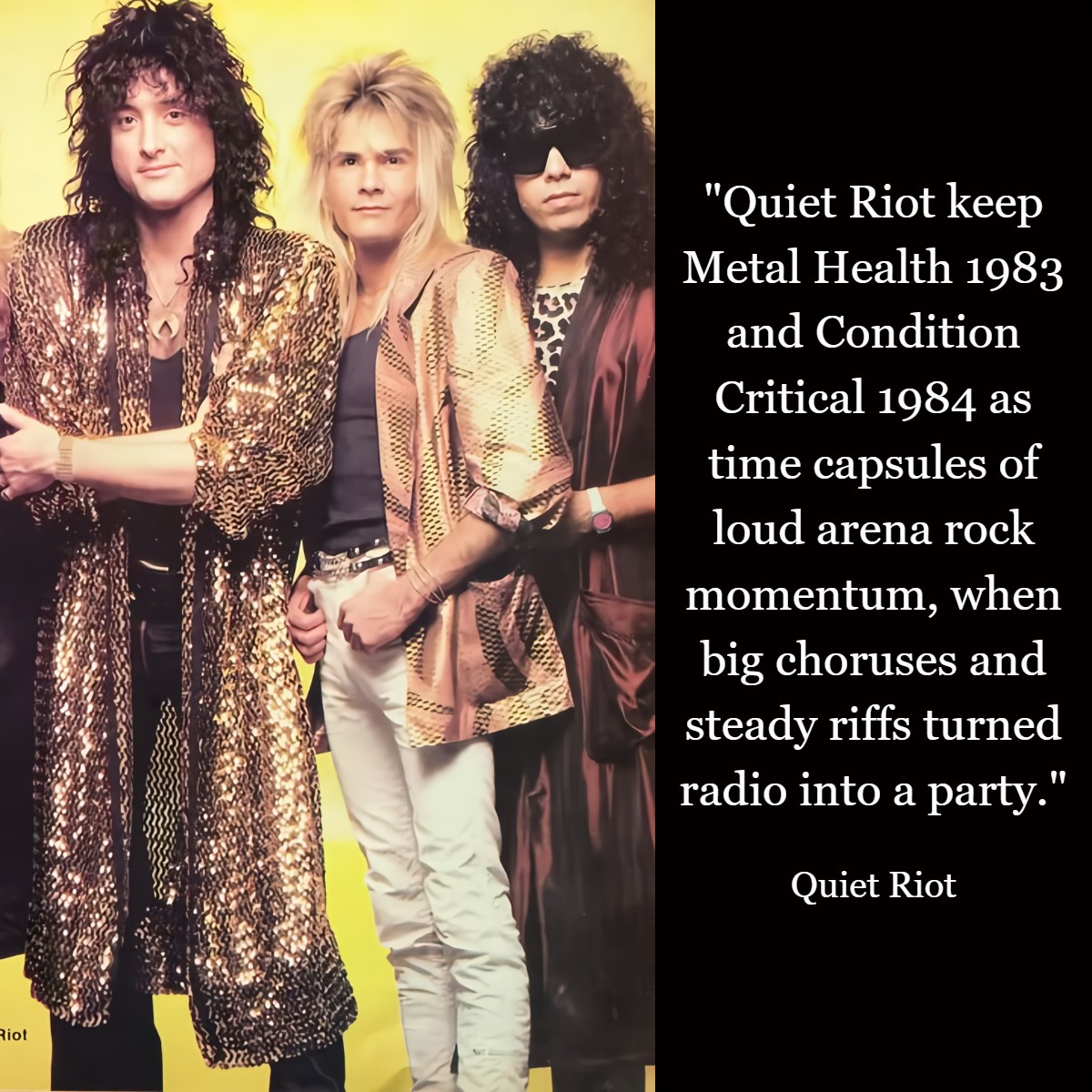 Quiet Riot Condition Critical Tour, 1984