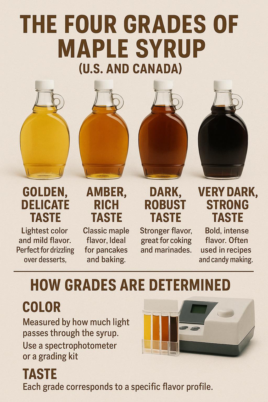 Saturno - 🍁Maple Syrup Grades and Uses 🍁 Did you know maple syrup comes ...