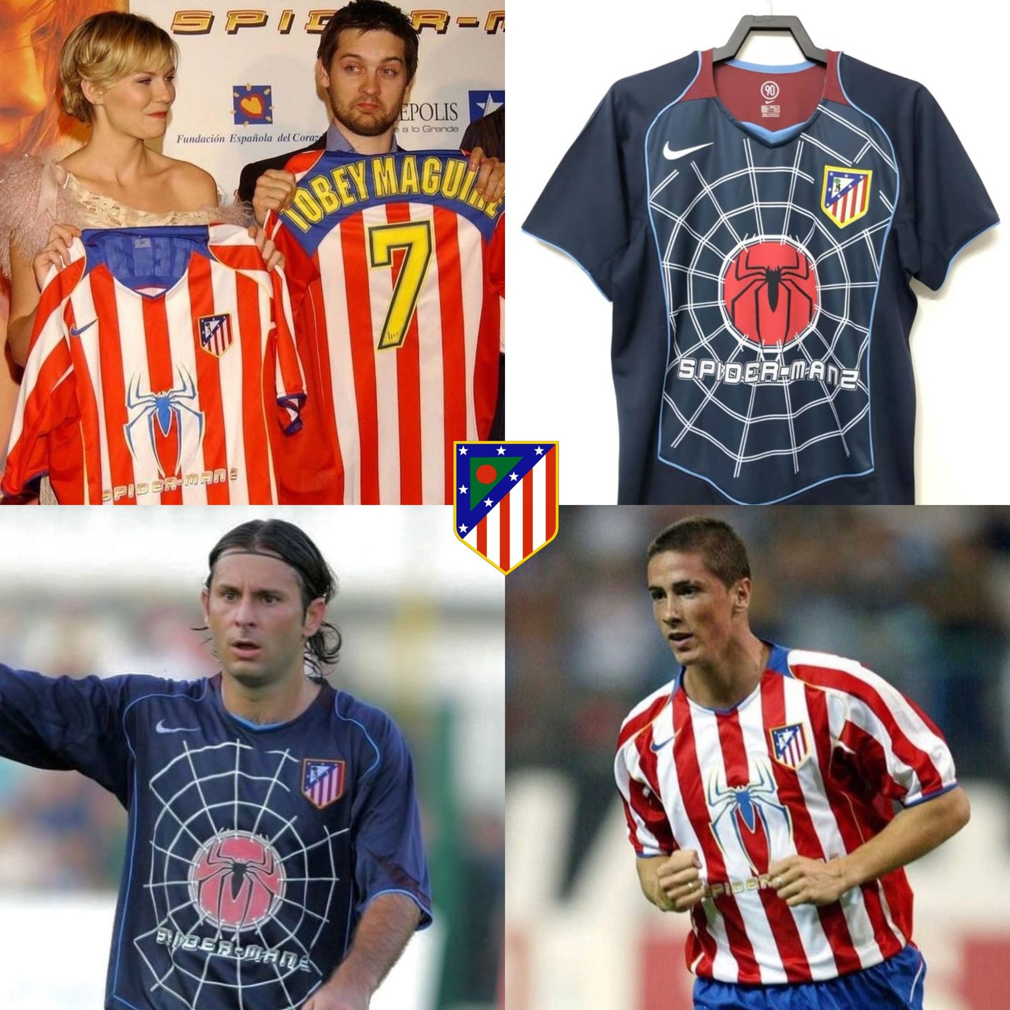 🕷️❤️🤍 Remember when Atlético Madrid rocked the iconic Spider