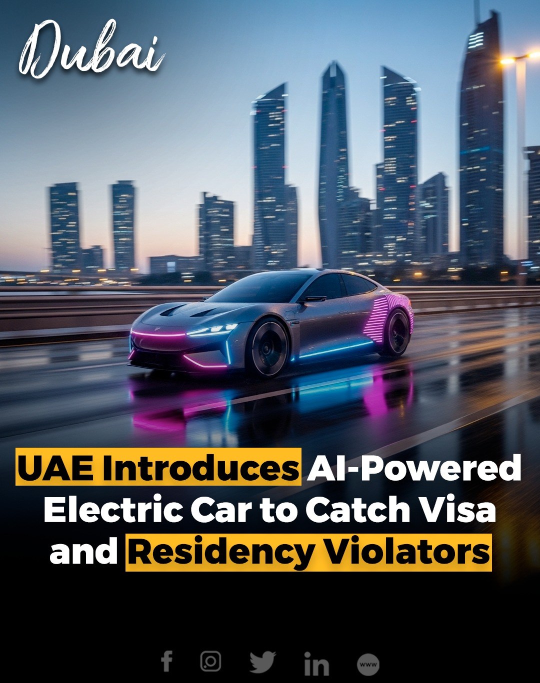 Startup - The UAE is set to launch an AI-powered, fully electric smart ...