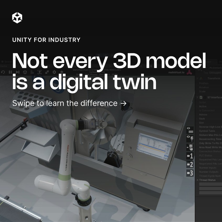 Unity - Build smarter, faster – เจาะลึกการสร้าง Industrial Digital Twin ...