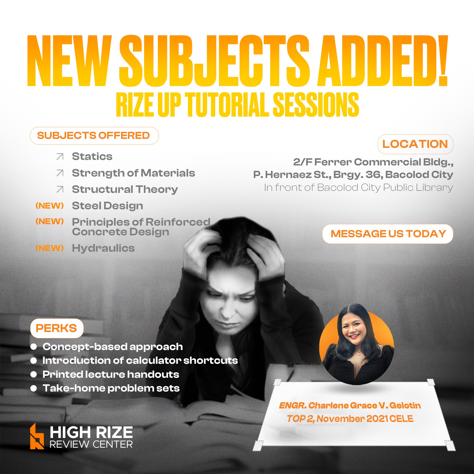 High Rize Civil Engineering Review | Bacolod CIty