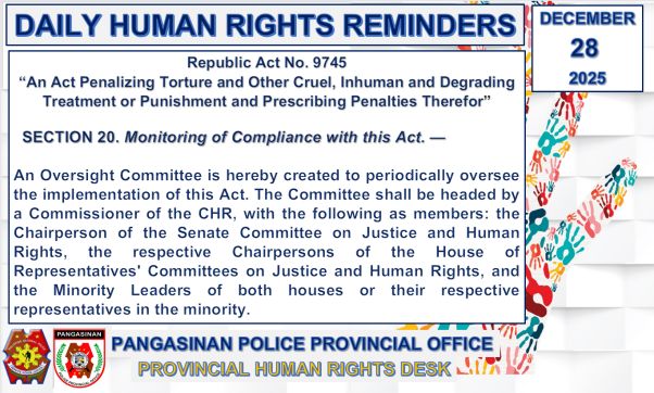 Hrao - Daily Human Rights Reminders for the Month of December 2025 ...