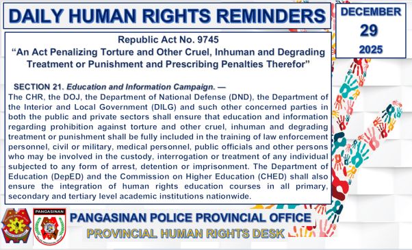 Hrao - Daily Human Rights Reminders for the Month of December 2025 ...
