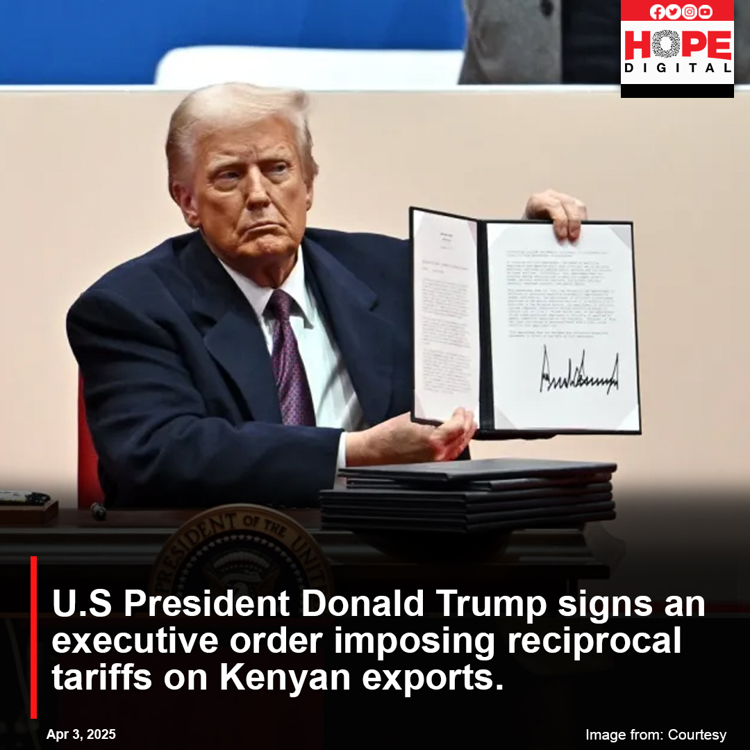 Hope - U.S President Donald Trump signs an executive order imposing ...