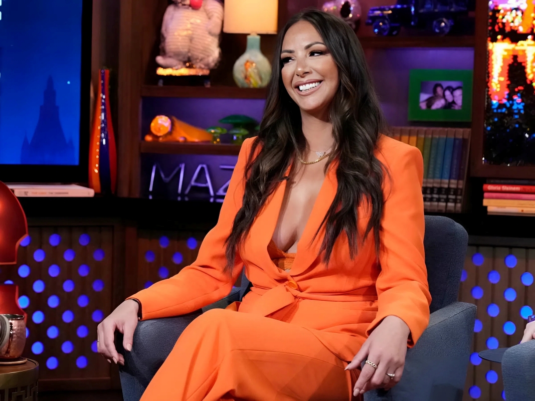 buy green dress online TheValley's Kristen Doute shocked Andy Cohen by gifting him the iconic minidress on #WWHL casual green dress