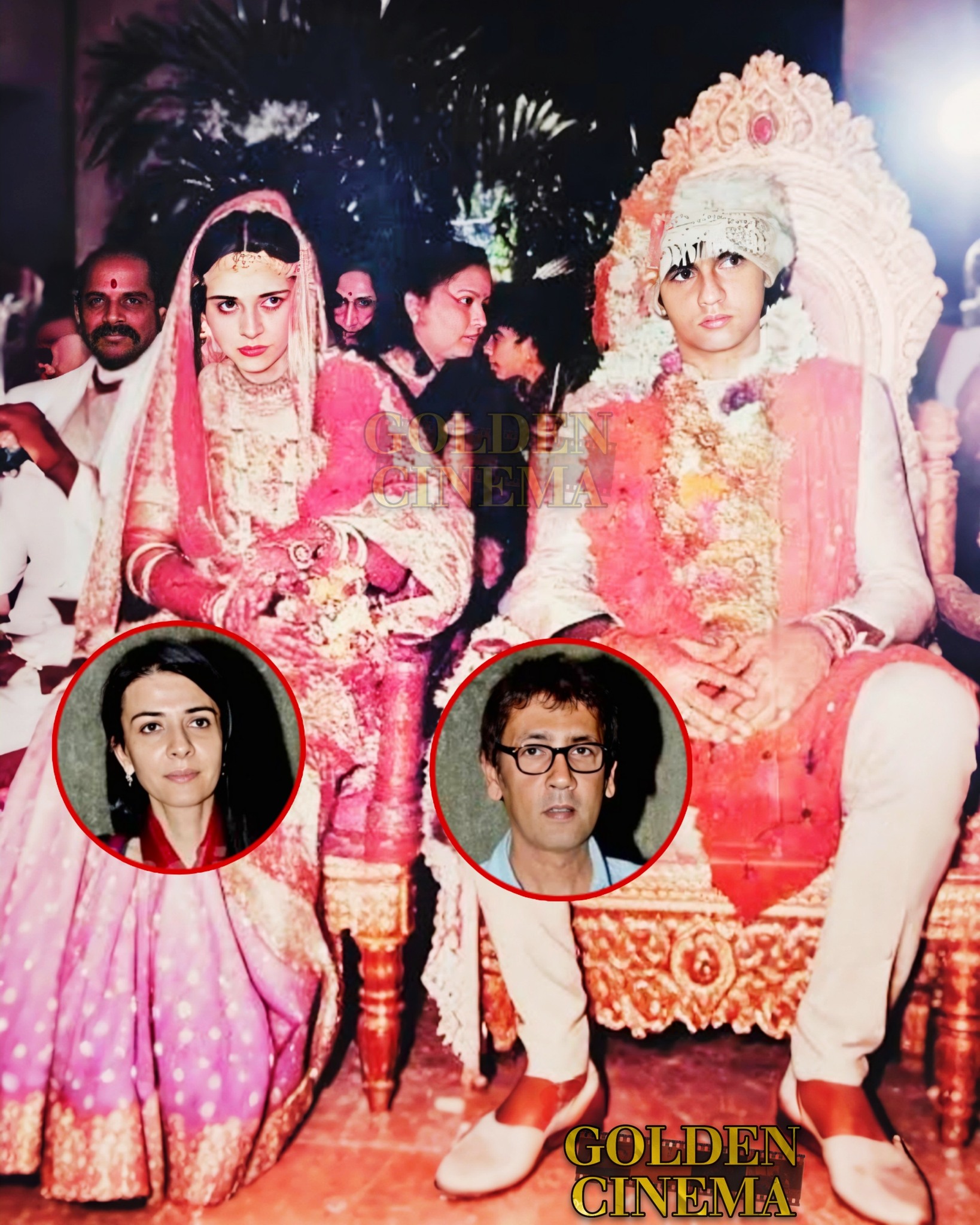 Golden - Kumar Gaurav and Namrata Dutt wedding – Kumar Gaurav, the ...