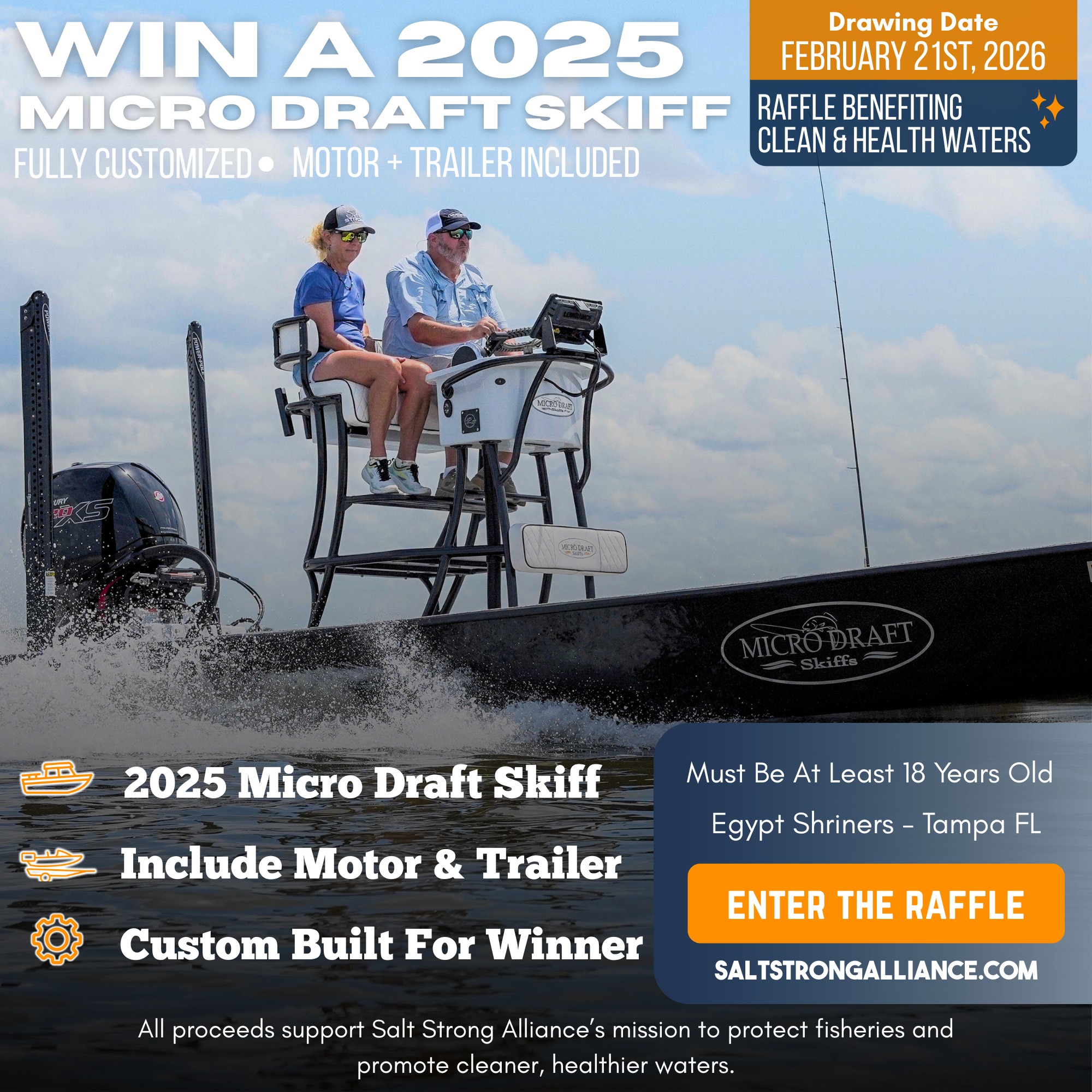Salt - 🎣 WIN A 2025 MICRO DRAFT SKIFF! 🎣 Join us February 21, 2026 at ...