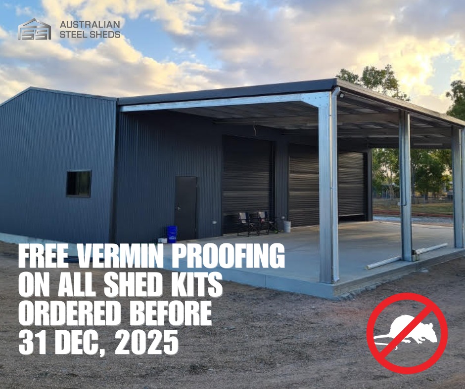 🚨 FINAL COUNTDOWN 🚨 🐭🛠 FREE... - Australian Steel Sheds | Facebook