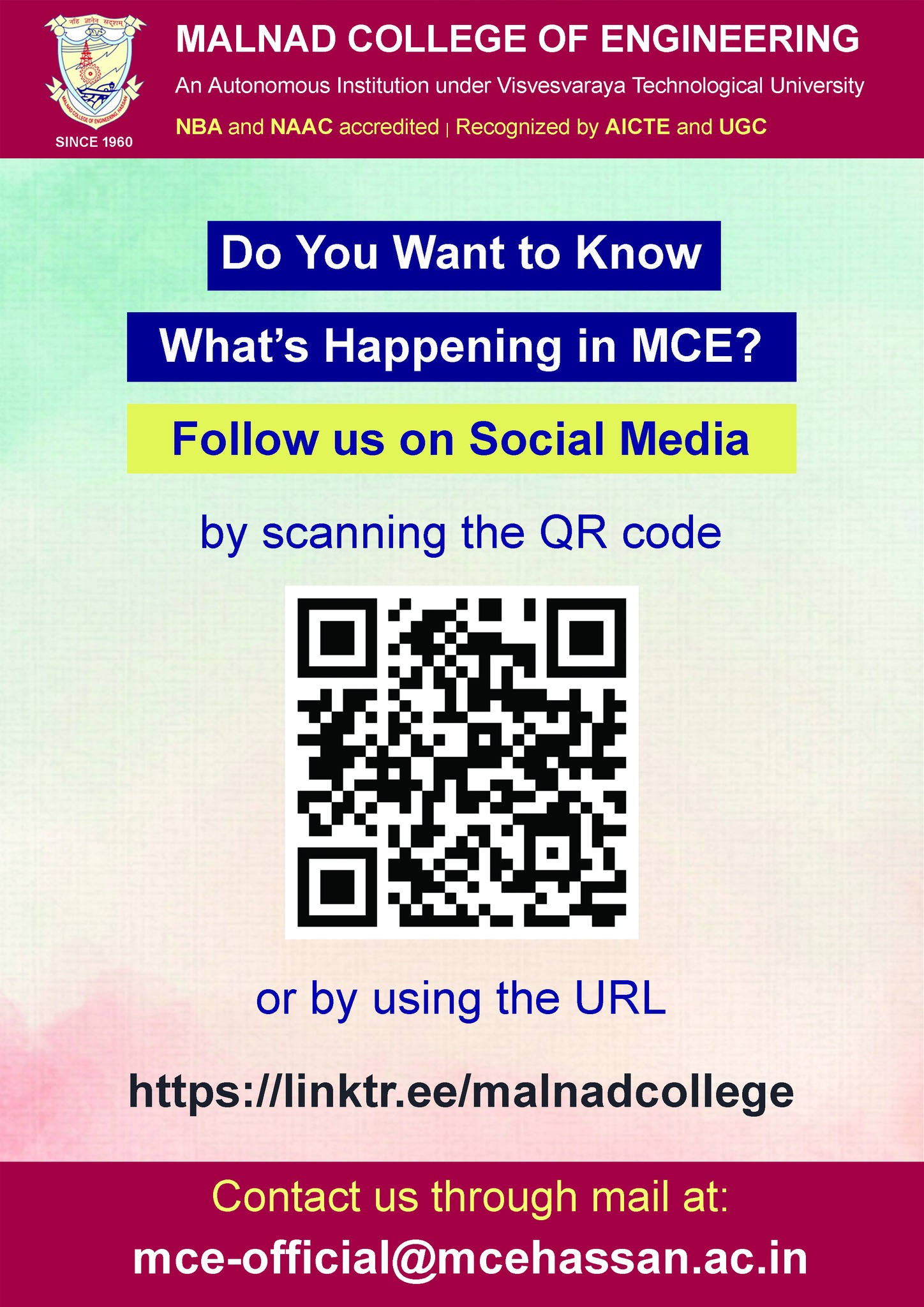 Malnad - Malnad College of Engineering has secured 124th rank in the ...