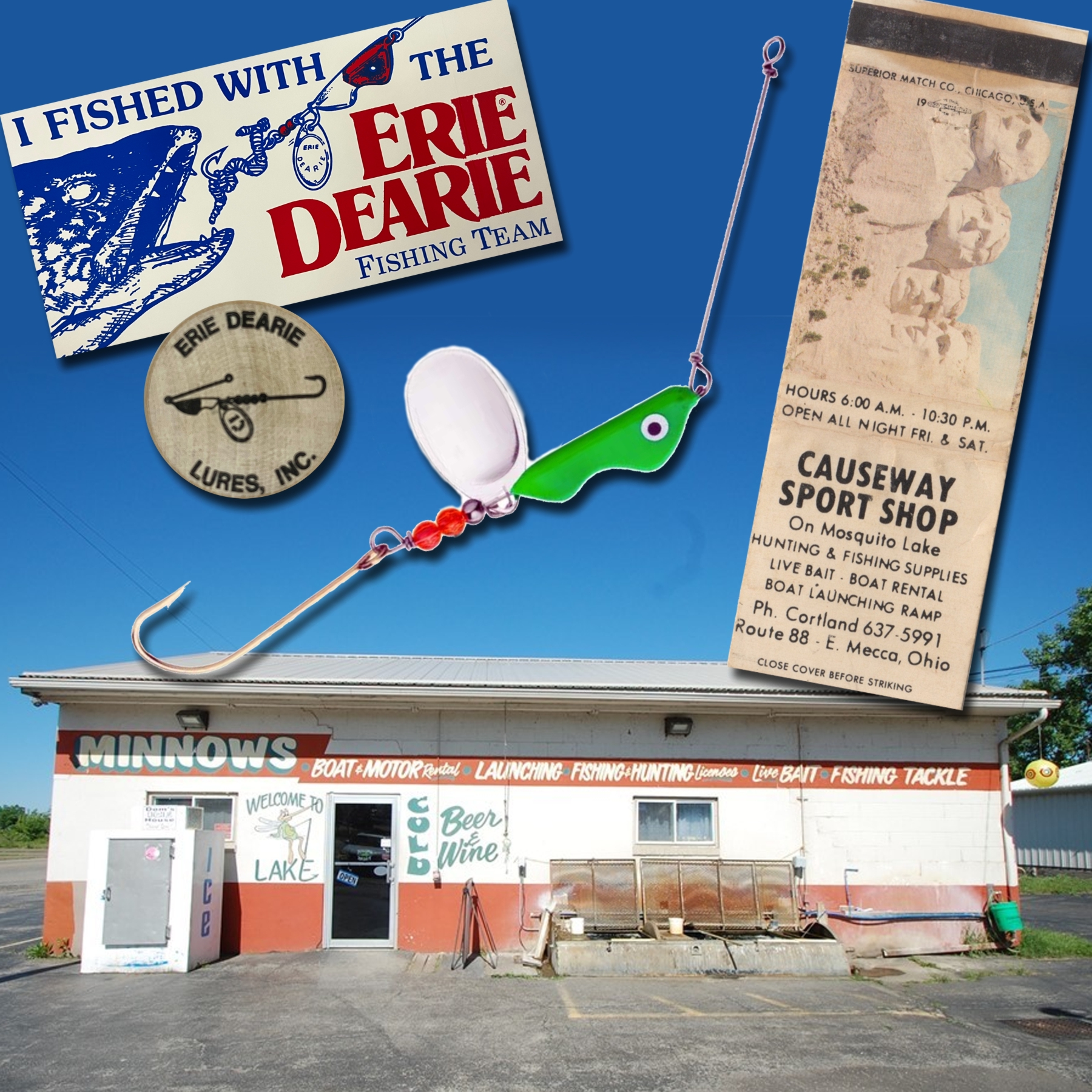 captain dan earie dearie fishing lures Carlson Erie Original White and Red Lure, 3.4-Ounce: Buy Online at Best Price in UAE Mecca Twp Residents Staying Informed