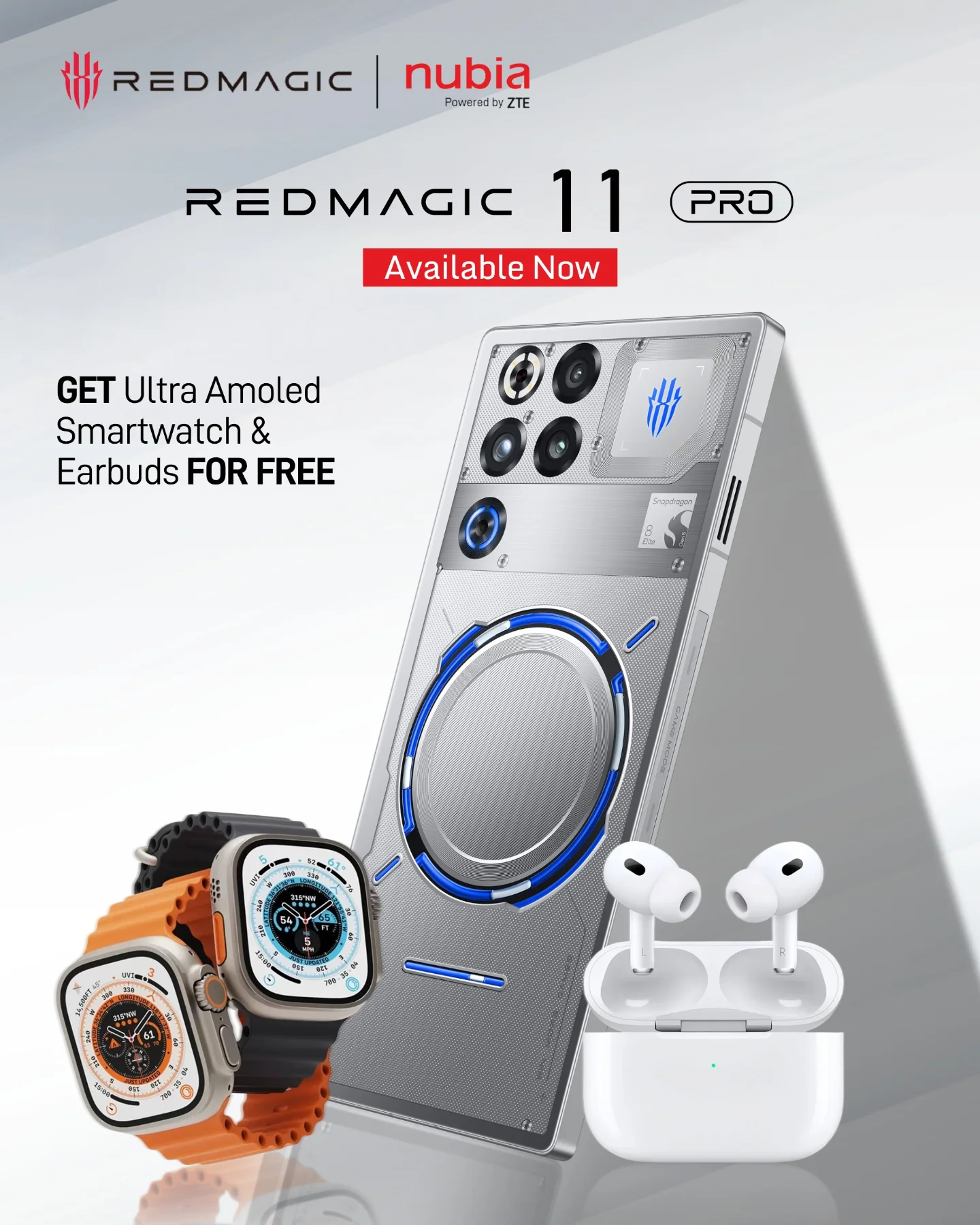 Onhand Redmagic 11 Pro Global 12/256 Cryo 16/512 Nightfreeze /Subzero