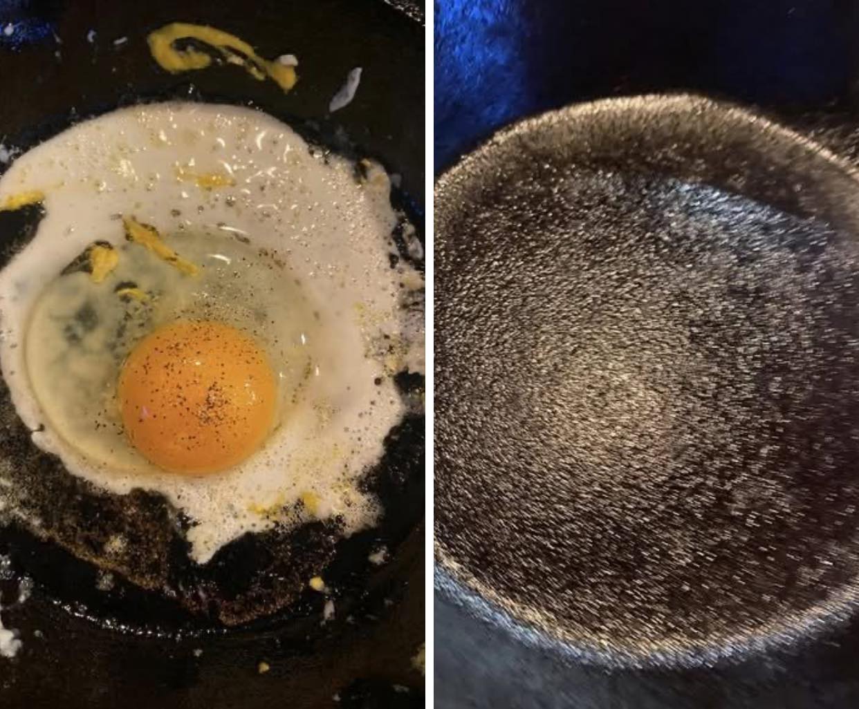 Amy - I spent hours reseasoning my cast iron last week- burned off the ...