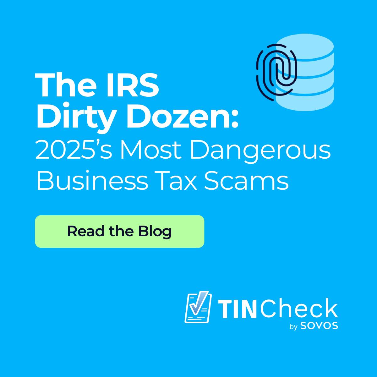 TINCheck - 🚨 The IRS just dropped its 2025 Dirty Dozen list—12 of the ...