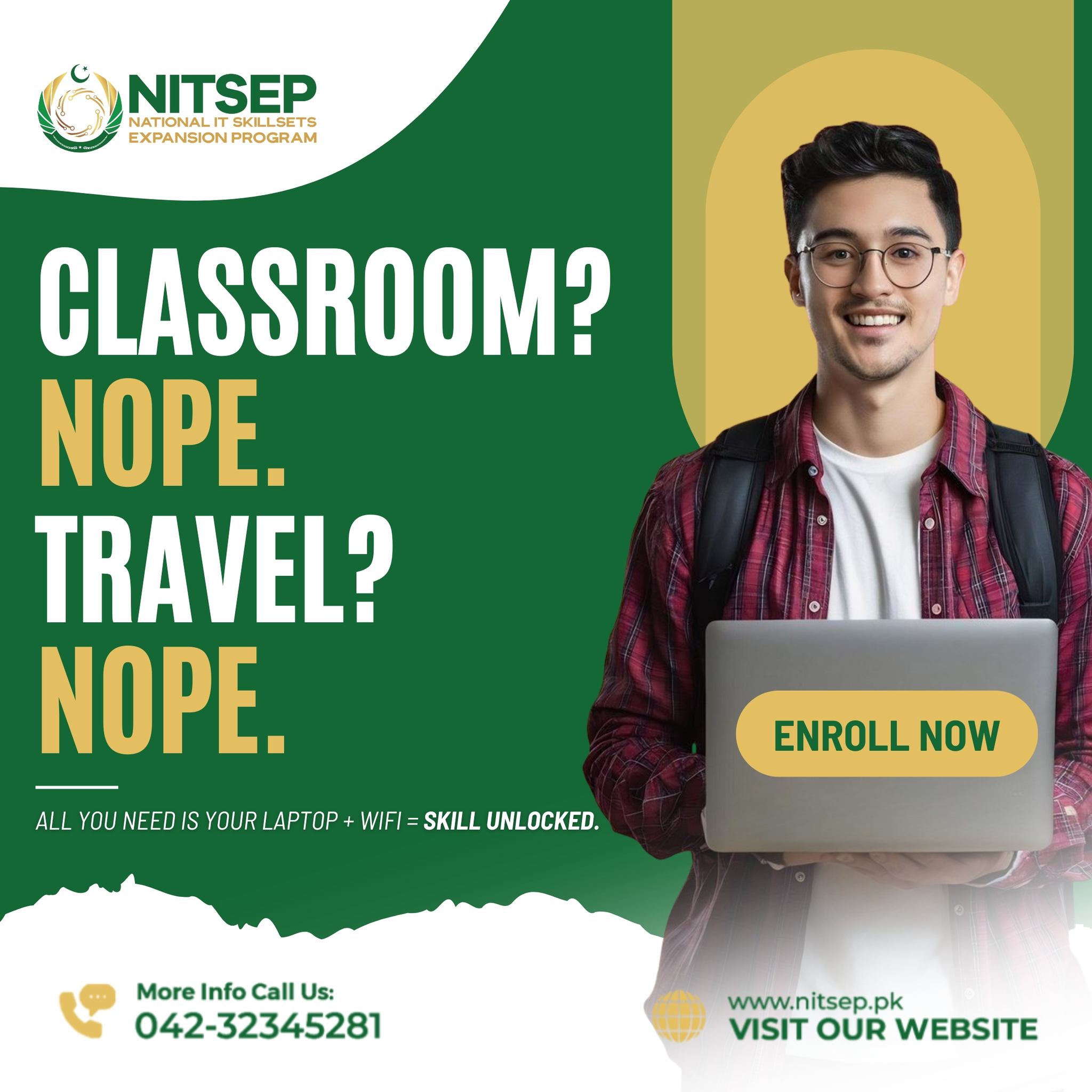 Nationwide - 💻Classroom? Travel? All you need is your laptop + WiFi ...