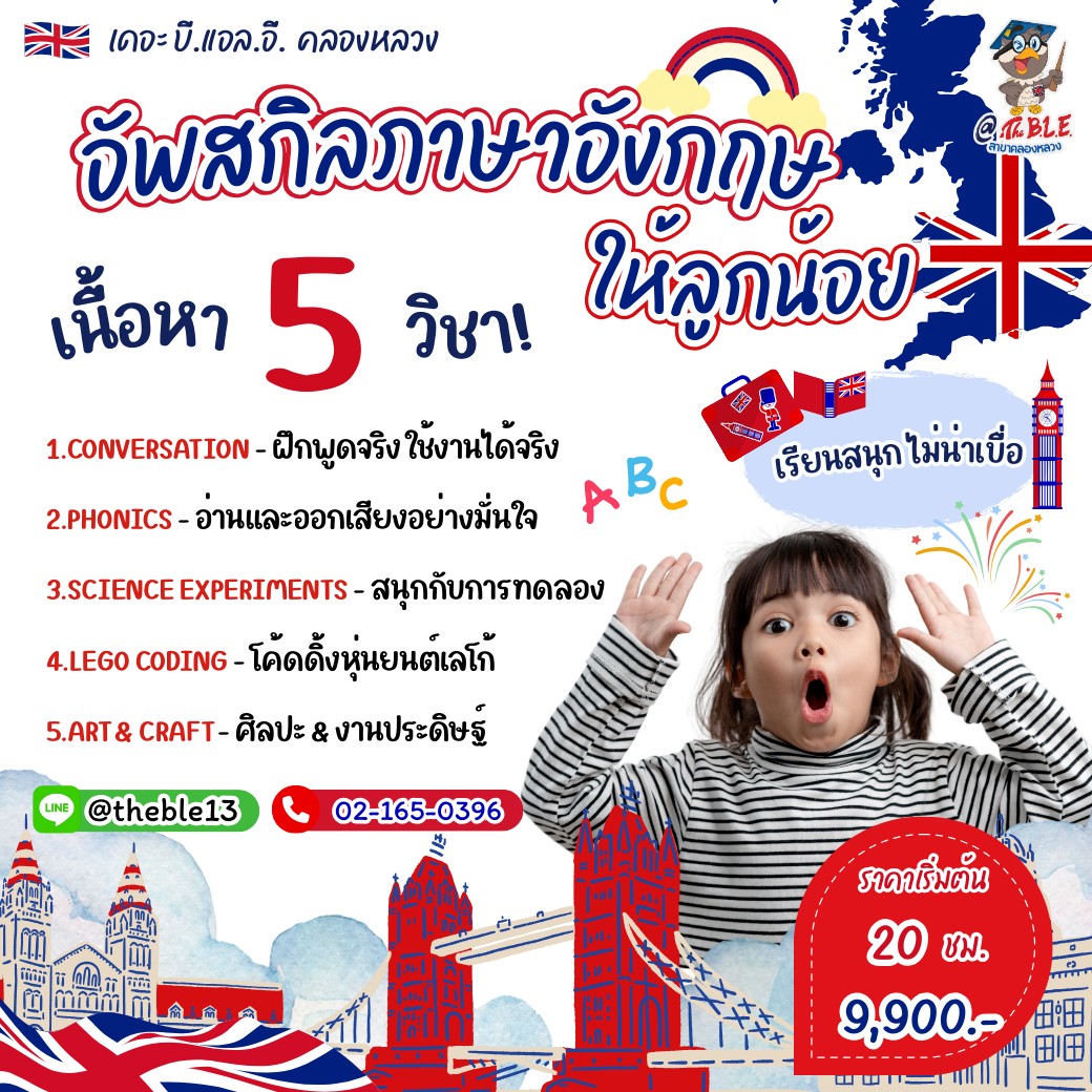 The BLE - ️ อัพสกิลภาษาอังกฤษให้ลูกน้อย! เรียนสนุก ไม่เครียด เนื้อหา ...