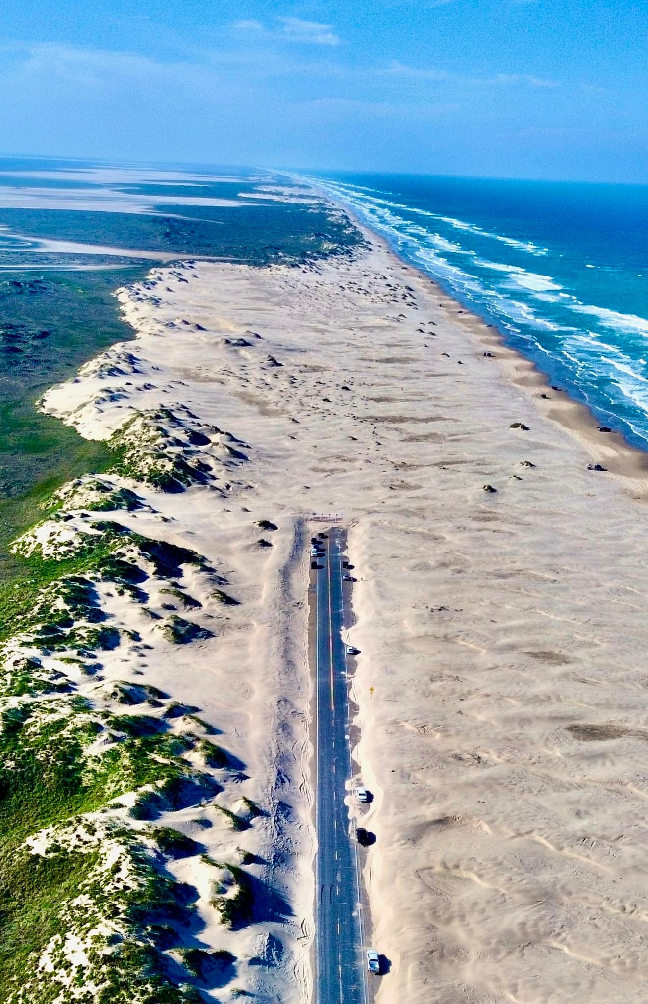 end of the road dsip the road, northern side of the island! South Padre Island, Texas 🚧🚧🚧 Sonny z