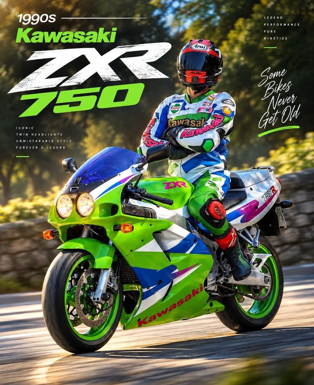 Kawasaki ZXR750R🤩🤩🤩🤩