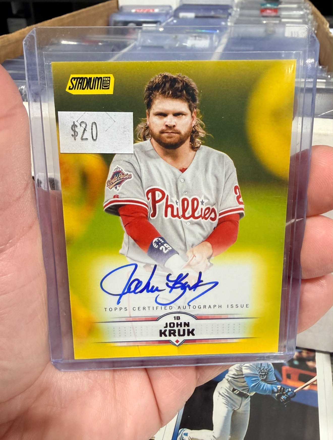 2025 Topps Certified Autograph Issue card of Santa Claus