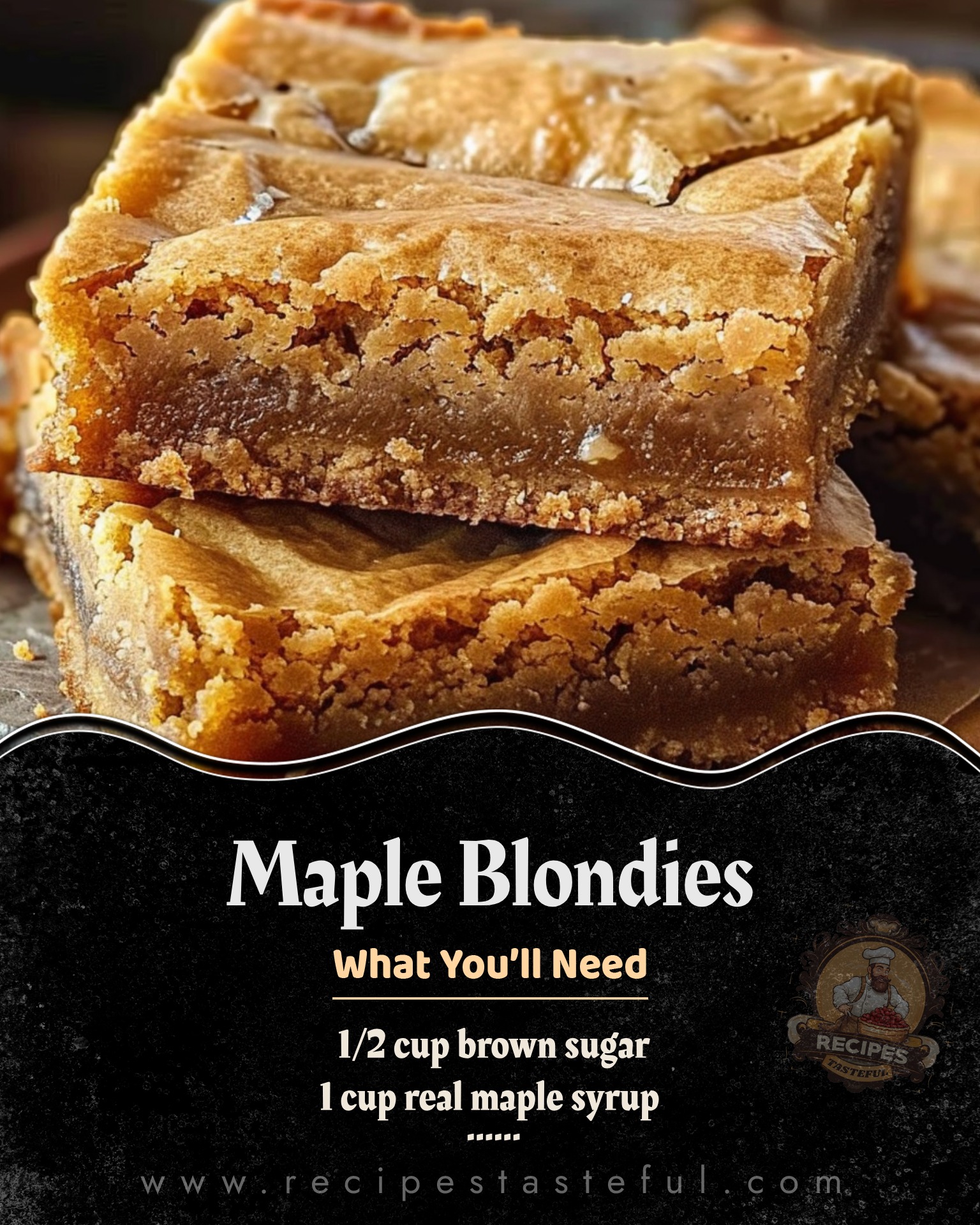 Maple brown sugar blondes recipe for cottage food business