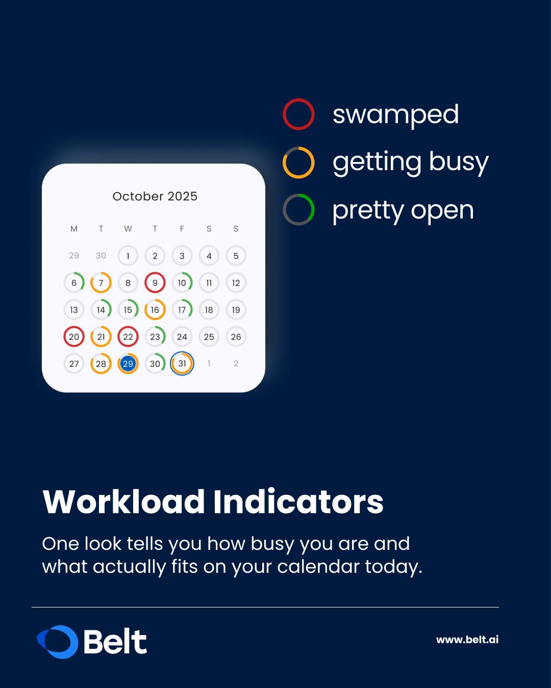 Belt - Intuitive traffic light system that shows your workload ...