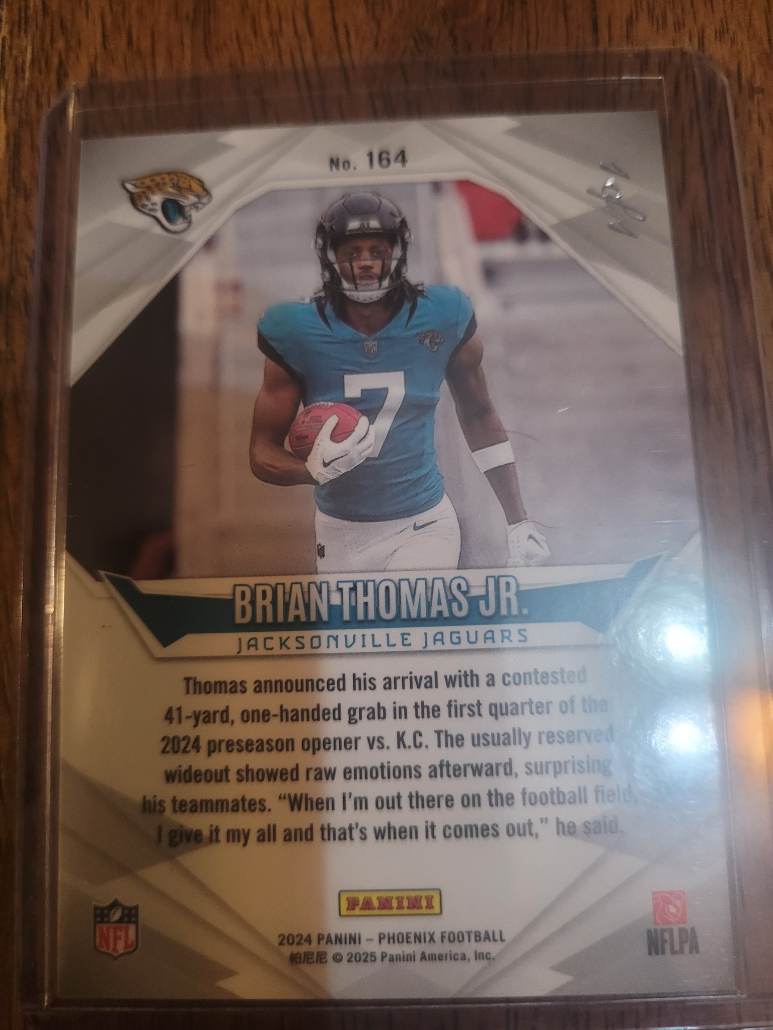 So the other day I hit this beautiful RPA Brian Thomas Jr #