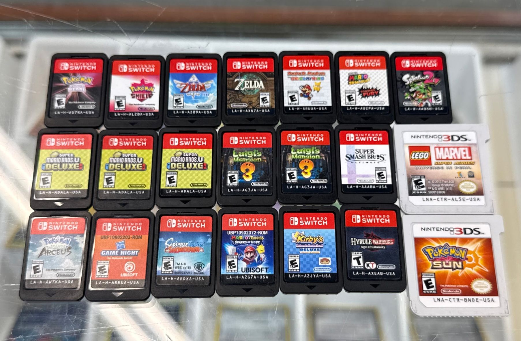 The Gaming Hoard's Nintendo Switch game trade-in at 1825 S Aspen