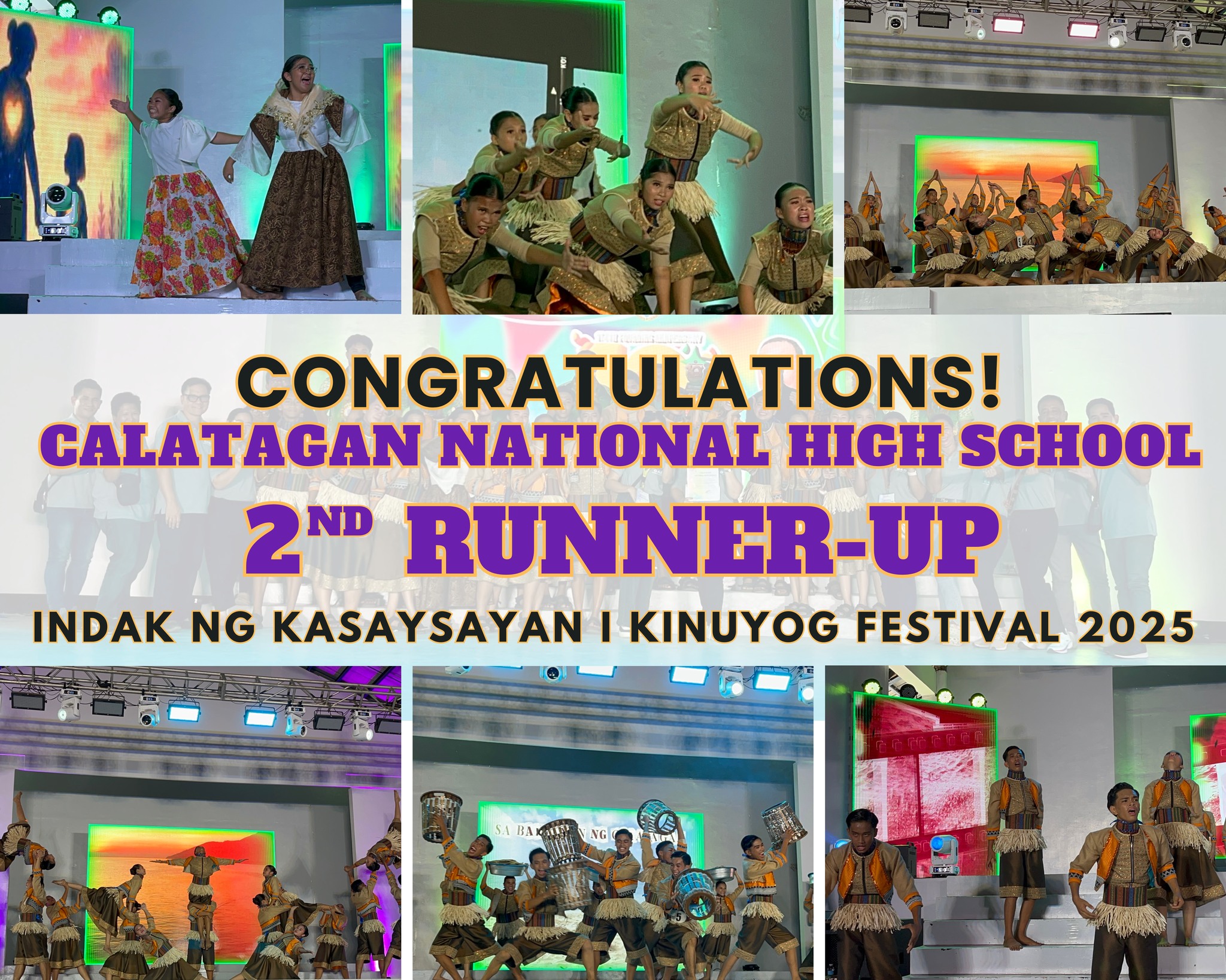 DepEd - Congratulations to our outstanding CalHigh Dancers for winning ...