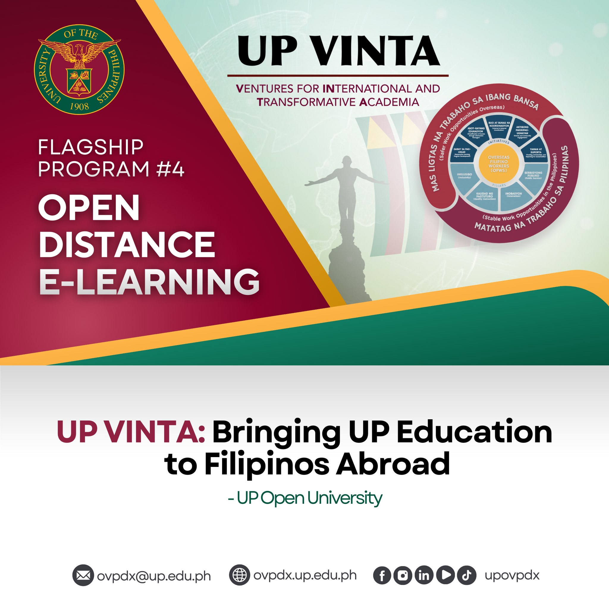 𝗨𝗣 𝗩𝗜𝗡𝗧𝗔 𝗱𝗲𝗹𝗶𝘃𝗲𝗿𝘀 𝗨𝗣 𝗲𝗱𝘂𝗰𝗮𝘁𝗶𝗼𝗻 𝗳𝗼𝗿 𝗢𝗙𝗪𝘀—𝗮𝗻𝘆𝘄𝗵𝗲𝗿𝗲 𝗶𝗻 𝘁𝗵𝗲 𝘄𝗼𝗿𝗹𝗱. 🌍🎓 Under ...