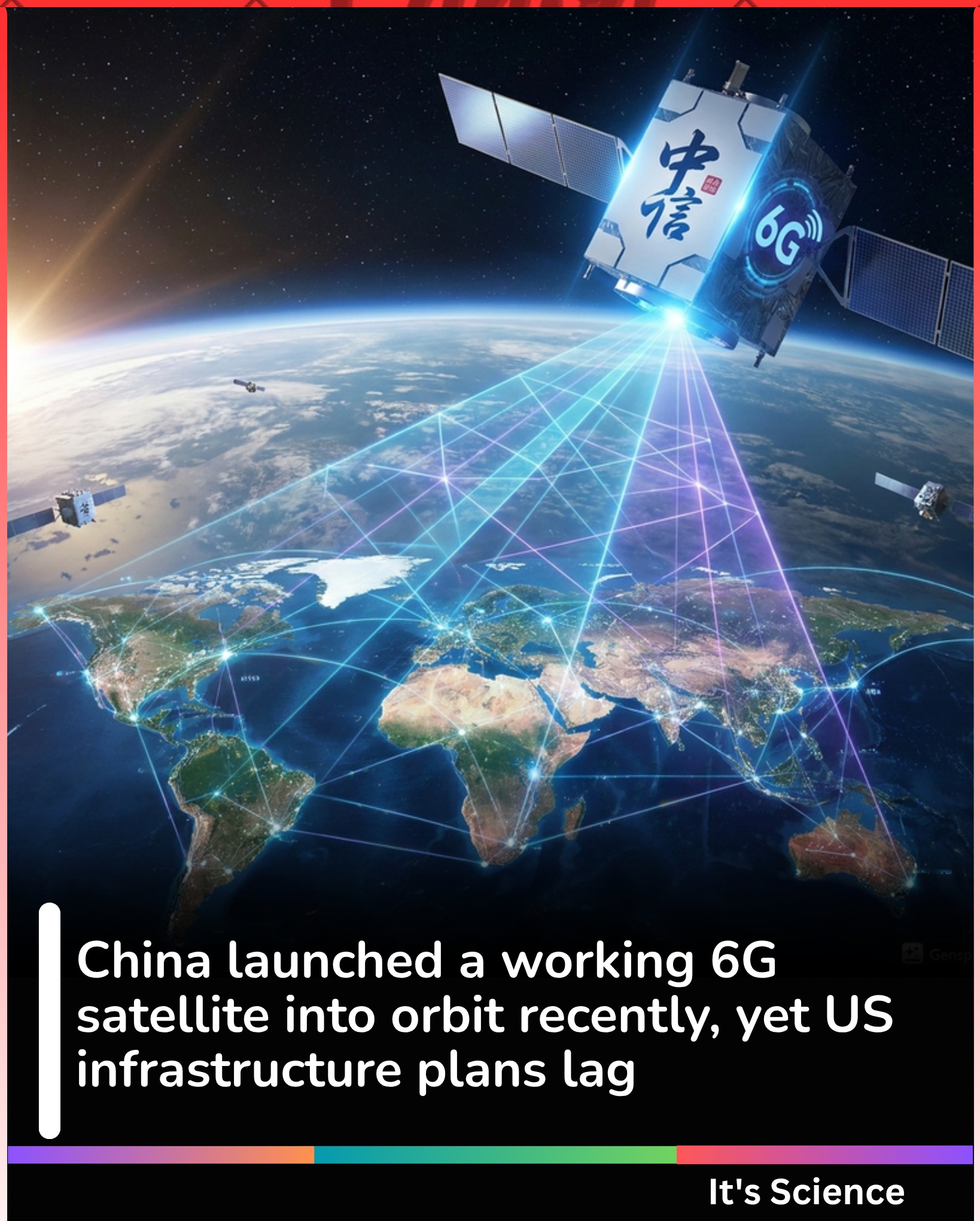 China launched its first experimental 6G satellite into orbit