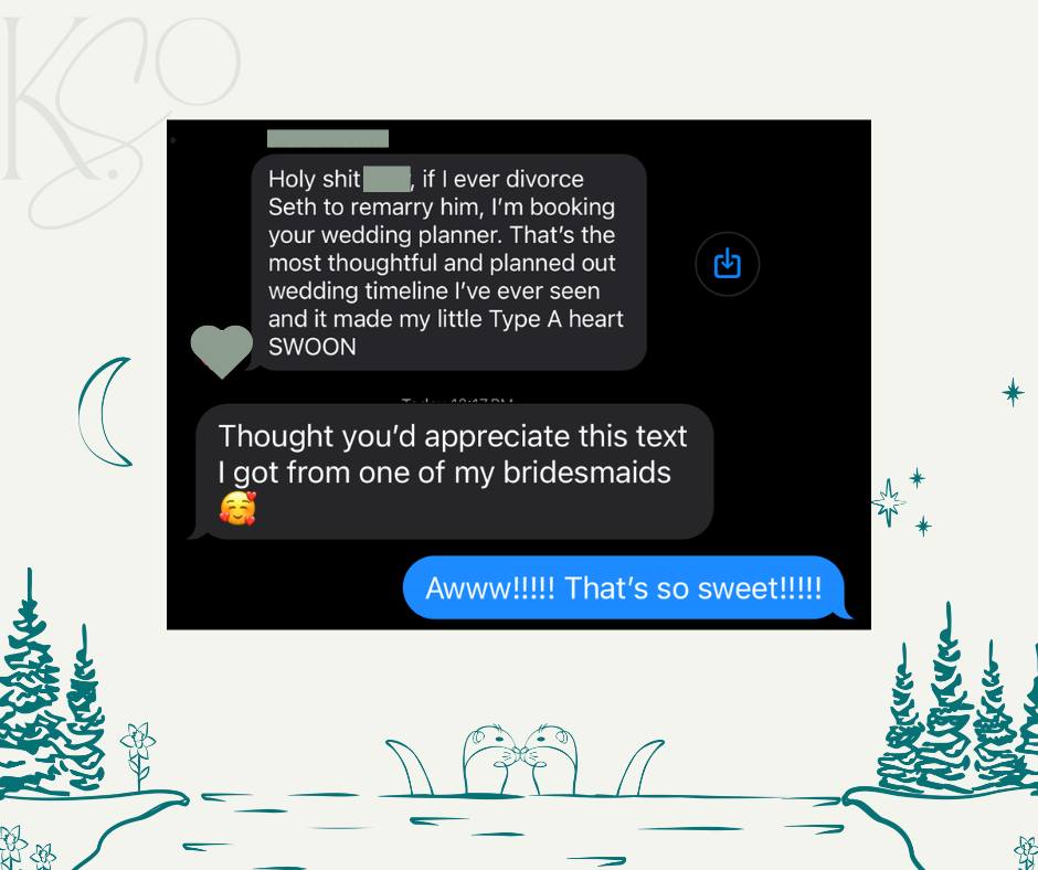 K.S.Otter - We got a text recently that made us laugh- we just had to ...