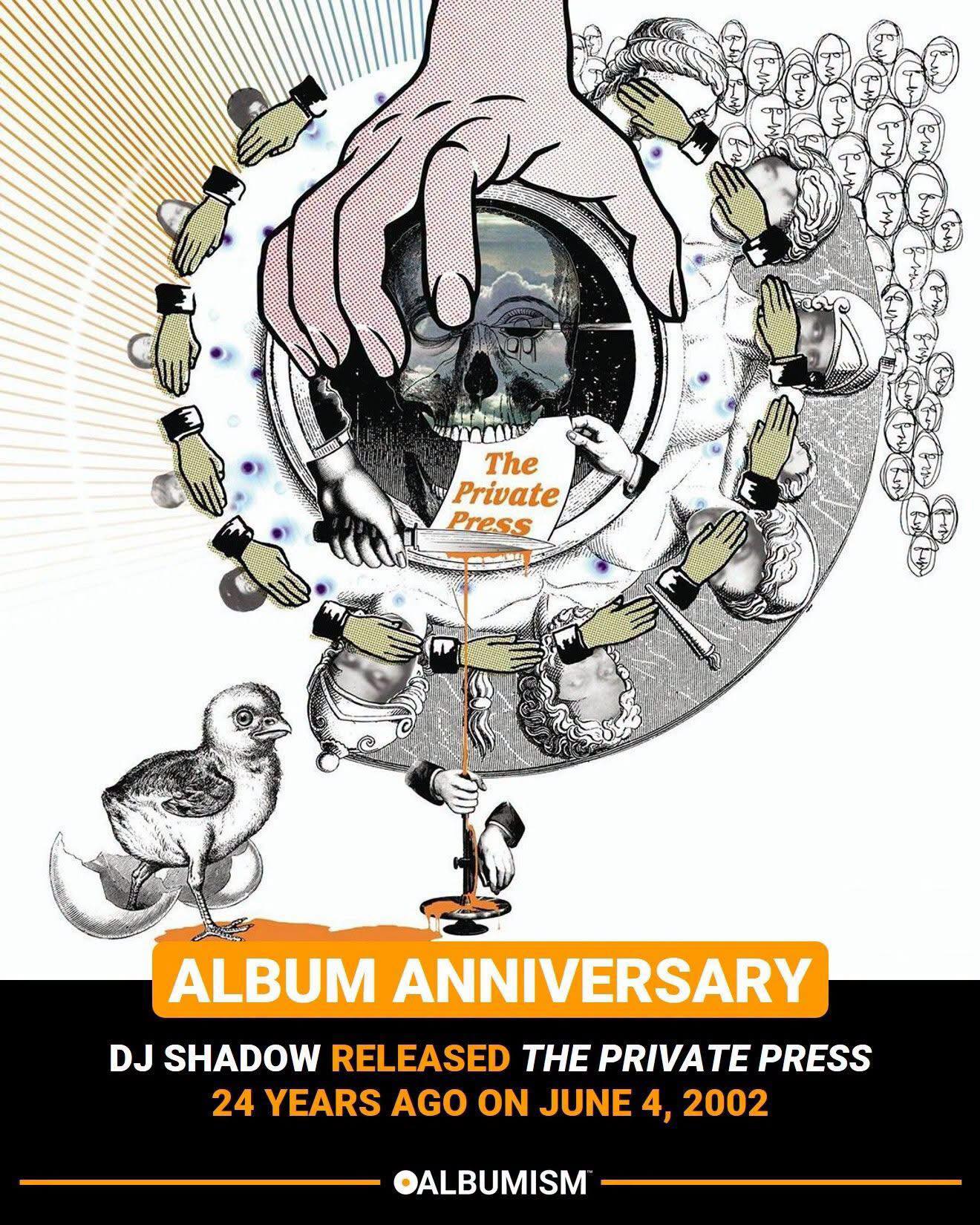 DJ Shadow released 'Preemptive Strike' 28 years ago on January 13